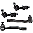 4-Piece Kit Front Suspension Kit, Includes (2) Tie Rod End and (2) Sway Bar Link