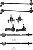 8-Piece Kit Front, Driver and Passenger Side Suspension Kit, Includes (2) Ball Joint, (2) Sway Bar Link, and (4) Tie Rod End