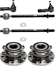 2-Wheel Set Front Wheel Hub, Includes (4) Tie Rod End and (2) Wheel Hub