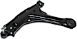 6-Piece Kit Front, Driver and Passenger Side Control Arm Kit, Includes (2) Control Arm, (2) Sway Bar Link, and (2) Tie Rod End