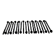 3-Piece Kit Engine Gasket Set, Overhaul, SOHC, 16 Valves, includes Lower Engine Gasket Set and Cylinder Head Bolts
