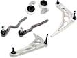 6-Piece Kit Front, Driver and Passenger Side, Lower Control Arm Kit, Includes (2) Control Arm, (1) Control Arm Bushing, and (2) Tie Rod End
