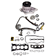 3-Piece Kit Timing Chain Kit with Head Gasket Set and Water Pump, 4 Cyl, 2.4L Engine