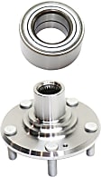2-Piece Kit Front Wheel Hub, 5 Lugs, With Bearing, Includes (1) Wheel Bearing and (1) Wheel Hub
