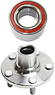 2-Piece Kit Front Wheel Hub, 5 Lugs, With Bearing, Includes (1) Wheel Bearing and (1) Wheel Hub