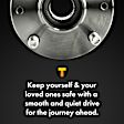 2006 Chrysler PT Cruiser - 4-Piece Kit Front, Driver and Passenger Side Wheel Hub, With Race Set, 5 Lugs, With Bearing,  Includes (2) Wheel Bearing and (2) Wheel Hub