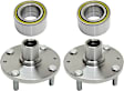 2-Wheel Set Front Wheel Hub, 4 Lugs, With Bearing, FWD, Includes (2) Wheel Bearing and (2) Wheel Hub