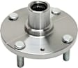 2-Wheel Set Front Wheel Hub, 4 Lugs, With Bearing, FWD, Includes (2) Wheel Bearing and (2) Wheel Hub