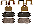 KIT-100725-AE115 Front Brake Disc and Pad Kit, Plain Surface, 5 Lugs, 279.91 mm, Ceramic
