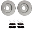 KIT-100725-AE120 Front Brake Disc and Pad Kit, Plain Surface, 5 Lugs, 279.91 mm, Semi-metallic