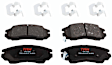 KIT-100725-AE120 Front Brake Disc and Pad Kit, Plain Surface, 5 Lugs, 279.91 mm, Semi-metallic