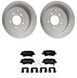KIT-100725-AE136 Rear Brake Disc and Pad Kit, Plain Surface, 5 Lugs, 302.01 mm, Ceramic