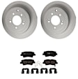 KIT-100725-AE137 Rear Brake Disc and Pad Kit, Plain Surface, 5 Lugs, 302.01 mm, Ceramic