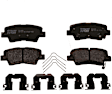 KIT-100725-AE137 Rear Brake Disc and Pad Kit, Plain Surface, 5 Lugs, 302.01 mm, Ceramic