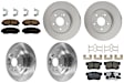 KIT-100725-AE165 Front and Rear Brake Disc and Pad Kit, Plain Surface, 5 Lugs, Front-295.91 mm/Rear-305 mm, Ceramic