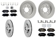 KIT-100725-AE207 Front and Rear Brake Disc and Pad Kit, Plain Surface, 5 Lugs, Front-320.04 mm/Rear-282.96 mm, Front-Ceramic/Rear-Semi-Metallic