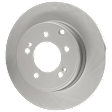Front and Rear Brake Kit With Calipers, Natural Finish, Plain Surface, 5 Lugs, Front-320.04 mm/Rear-282.96 mm, Front-Ceramic/Rear-Organic, FWD