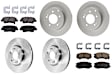 KIT-100725-AE275 Front and Rear Brake Disc and Pad Kit, Plain Surface, 5 Lugs, Front-299.97 mm/Rear-282.96 mm, Ceramic