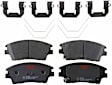 KIT-100725-AE330 Front and Rear Brake Disc and Pad Kit, Plain Surface, 5 Lugs, Front-305.05 mm/Rear-302.01 mm, Ceramic