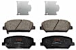 KIT-100725-AE342 Front and Rear Brake Disc and Pad Kit, Plain Surface, 5 Lugs, Front-320.04 mm/Rear-282.96 mm, Front-Ceramic/Rear-Semi-Metallic