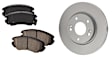 2012 Kia Soul - Front Brake Disc and Pad Kit, 1.6L 4Cyl