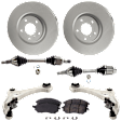 Front, Driver and Passenger Side Axle Assembly - 7-Piece Kit AWD, 3.5L, 6Cyl