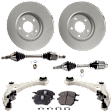 Front, Driver and Passenger Side Axle Assembly - 7-Piece Kit AWD, 3.5L, 6Cyl