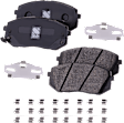 Front Brake Disc and Pad Kit, Plain Surface, 5 Lugs, 279.91 mm, Ceramic, FWD