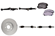 Front, Driver and Passenger Side Axle Assembly - 7-Piece Kit, 3.2L, 6Cyl