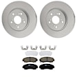 KIT-100725-AE89 Front Brake Disc and Pad Kit, Plain Surface, 5 Lugs, 295.91 mm, Ceramic