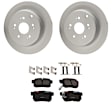 KIT-100725-AE94 Rear Brake Disc and Pad Kit, Plain Surface, 5 Lugs, 304.55 mm, Ceramic