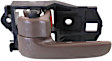 1998 Toyota Sienna LE - 2-Piece Kit Front, Driver Side Interior Door Handle Kit, Brown, With door lock button, Includes (1) Door Handle Trim and (1) Interior Door Handle