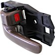 1998 Toyota Sienna LE - 2-Piece Kit Front, Driver Side Interior Door Handle Kit, Brown, With door lock button, Includes (1) Door Handle Trim and (1) Interior Door Handle