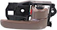 2001 Toyota Sienna - 4-Piece Kit Front or Rear, Driver and Passenger Side Brown Interior Door Handle, With Door Lock Button, Japan or USA Built Vehicle, Mini Passenger Van, Includes (2) Door Handle Trim and (2) Interior Door Handle