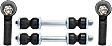 4-Piece Kit Front, Driver and Passenger Side Suspension Kit, Includes (2) Tie Rod End and (2) Sway Bar Link