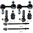 8-Piece Kit Front, Driver and Passenger Side Suspension Kit, Includes (2) Ball Joint, (4) Tie Rod End and (2) Sway Bar Link