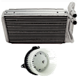 2-Piece Kit Heater Core, Includes (1) Heater Core and (1) Blower Motor