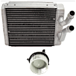 2005 Chevrolet Silverado 1500 - 2-Piece Kit Heater Core, With Custom Center Console, 5.3L 8Cyl, Includes (1) Blower Motor and (1) Heater Core