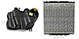 2-Piece Kit Radiator, 6.0L Engine, Diesel, includes Coolant Reservoir