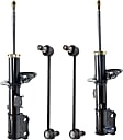 4-Piece Kit Front Suspension Kit, Includes (2) Sway Bar Link and (2) Shock Absorber and Strut Assembly