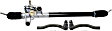 3-Piece Kit Steering Rack, Power, Includes (1) Steering Rack and (2) Tie Rod End
