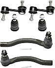 6-Piece Kit Front Suspension Kit, Includes (2) Ball Joint, (2) Tie Rod End and (2) Sway Bar Link