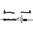 3-Piece Kit Steering Rack, Power, Includes (1) Steering Rack and (2) Tie Rod End