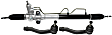 3-Piece Kit Steering Rack, Power, Includes (1) Steering Rack and (2) Tie Rod End