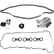 5-Piece Kit Timing Belt, includes Drive Belt, Timing Belt Idler Pulley, Timing Belt Tensioner, Valve Cover Gasket, and Water Pump