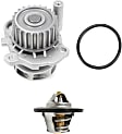 2-Piece Kit Water Pump, New, Includes (1) Thermostat and (1) Water Pump