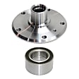 2-Piece Kit Rear Wheel Hub, 5 Lugs, With Bearing, Includes (1) Wheel Hub and (1) Wheel Bearing
