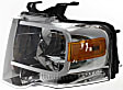 2007 Ford Expedition - 2-Piece Kit Driver Side Halogen Headlight, With bulb(s), OE Replacement,  Includes (1) Fog Light and (1) Headlight
