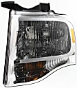 2007 Ford Expedition - 2-Piece Kit Driver Side Halogen Headlight, With bulb(s), OE Replacement,  Includes (1) Fog Light and (1) Headlight