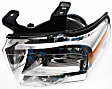 2007 Ford Expedition - 2-Piece Kit Driver Side Halogen Headlight, With bulb(s), OE Replacement,  Includes (1) Fog Light and (1) Headlight
